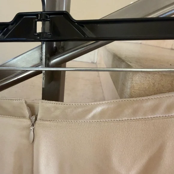 Valentino Beige Asymmetrical Draped Ruffle Skirt - Picture 9 of 12